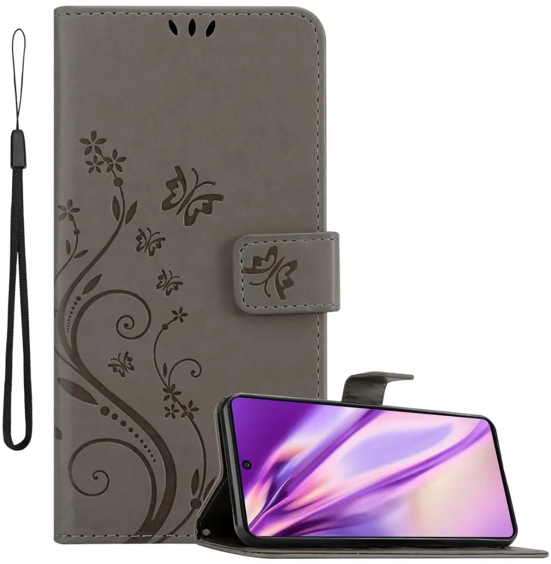 Cadorabo Hoesje geschikt voor Samsung Galaxy A91 / S10 LITE / M80s in BLOEMEN GR