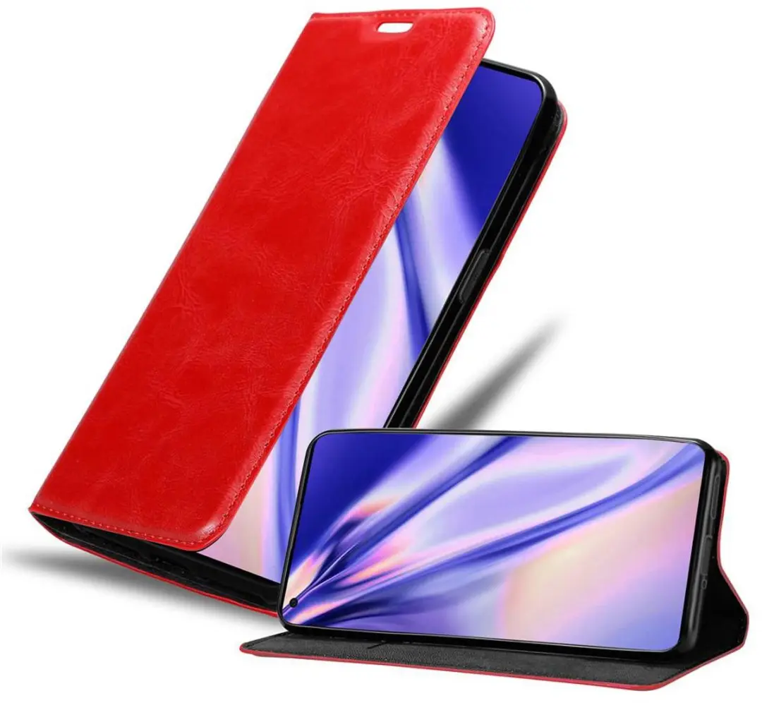 Cadorabo Hoesje geschikt voor Oppo FIND X2 in APPEL ROOD