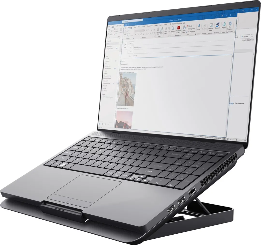 Trust EXTO TRSUP24613 Laptopstand - Verstelbaar - Grijs