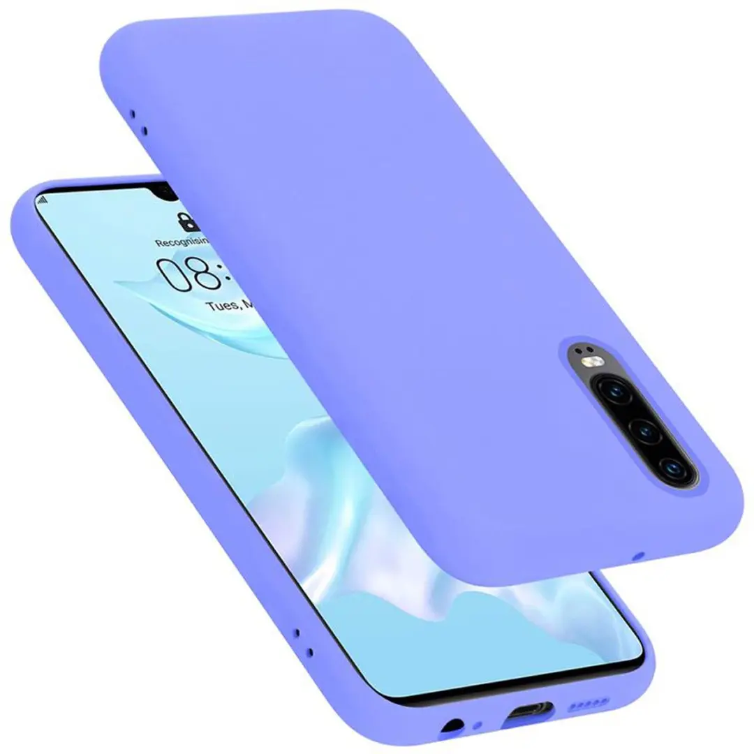 Cadorabo Hoesje geschikt voor Huawei P30 in LIQUID LICHT PAARS