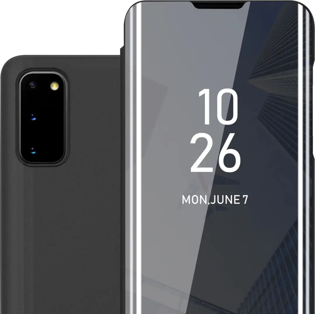 Cadorabo Hoesje geschikt voor Samsung Galaxy S20 in TOERMALIJN ZWART