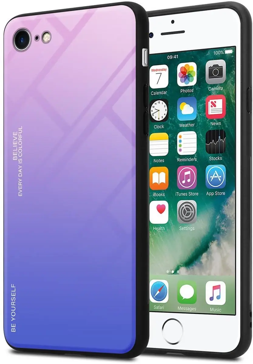 Cadorabo Hoesje geschikt voor Apple iPhone 7 / 7S / 8 / SE 2020 in ROZE