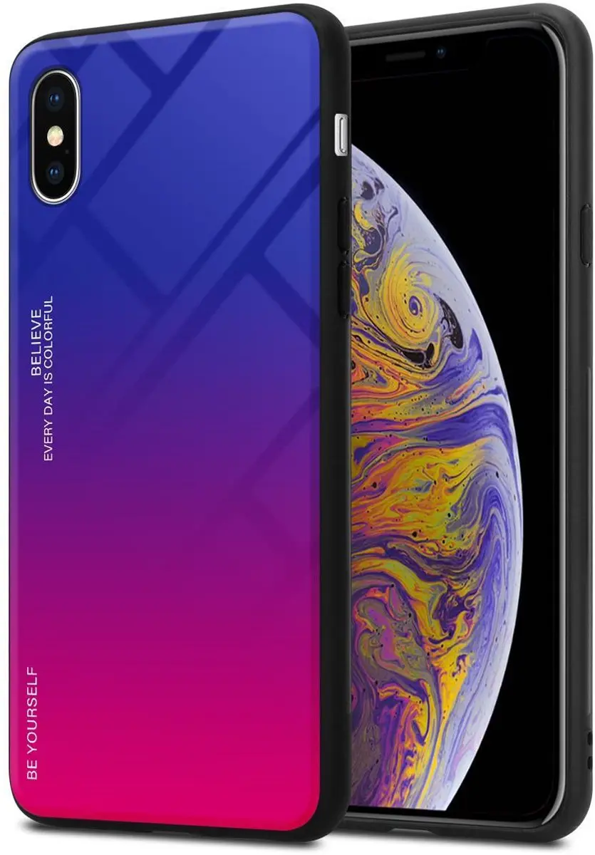 Cadorabo Hoesje geschikt voor Apple iPhone XS MAX in PAARS