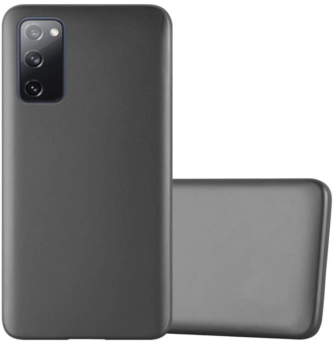 Cadorabo Hoesje geschikt voor Samsung Galaxy S20 FE in METALLIC GRIJS