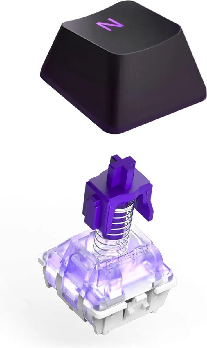NZXT Function 2 MiniTKL Toetsenbord KB-002NB-US - Amerikaans Layout - Zwart