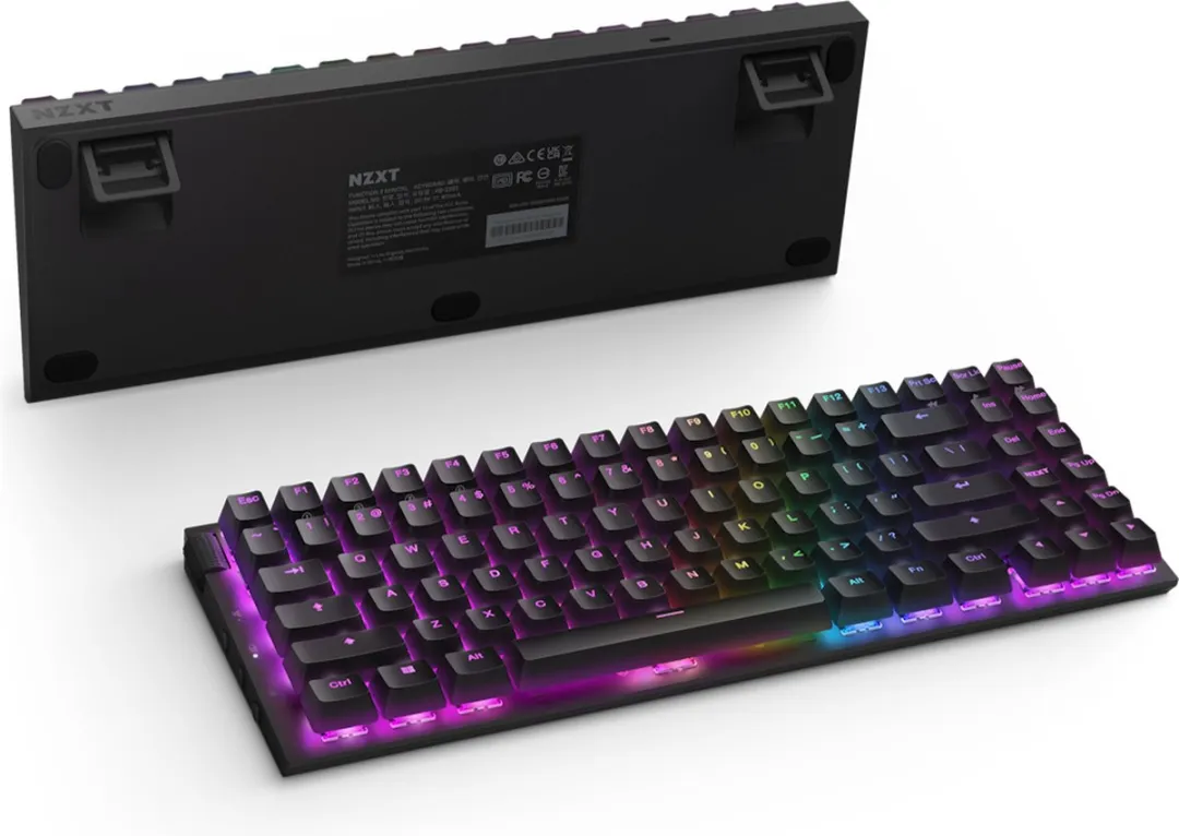 NZXT Function 2 MiniTKL Toetsenbord KB-002NB-US - Amerikaans Layout - Zwart
