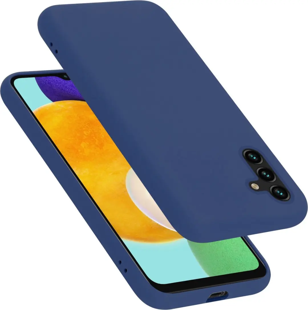 Cadorabo Hoesje geschikt voor Samsung Galaxy A13 5G in LIQUID BLAUW