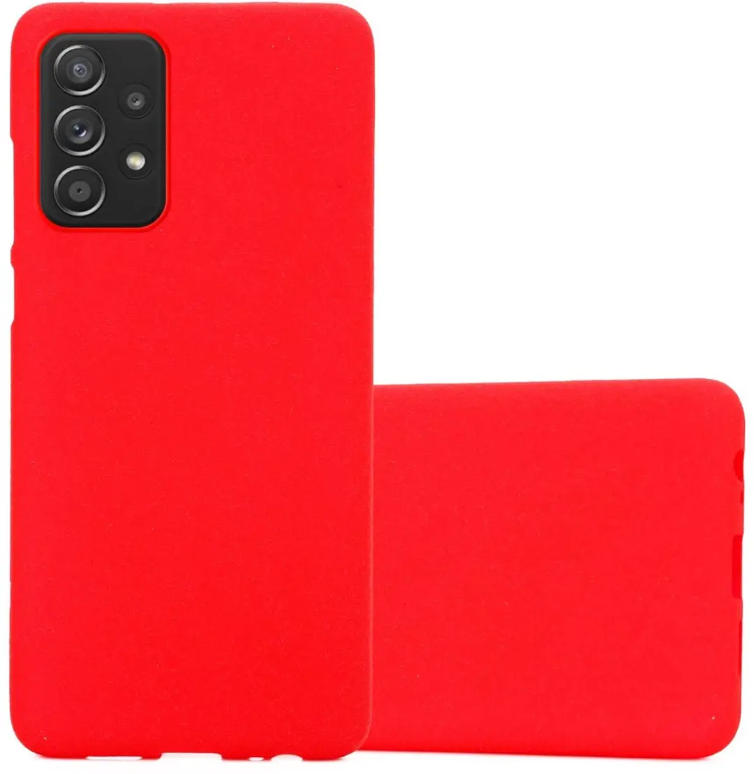 Cadorabo Hoesje geschikt voor Samsung Galaxy A52 (4G / 5G) / A52s in FROST ROOD