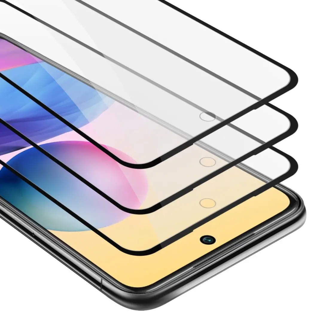 Cadorabo 3x Screenprotector geschikt voor Xiaomi RedMi NOTE 10 5G / POCO M3 PRO