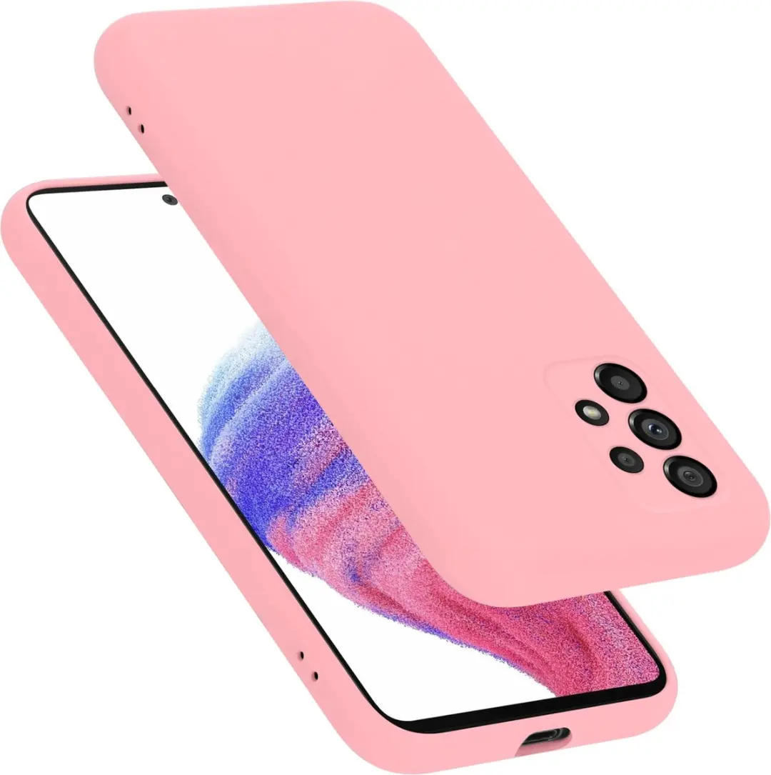 Cadorabo Hoesje geschikt voor Samsung Galaxy A53 5G in LIQUID ROZE