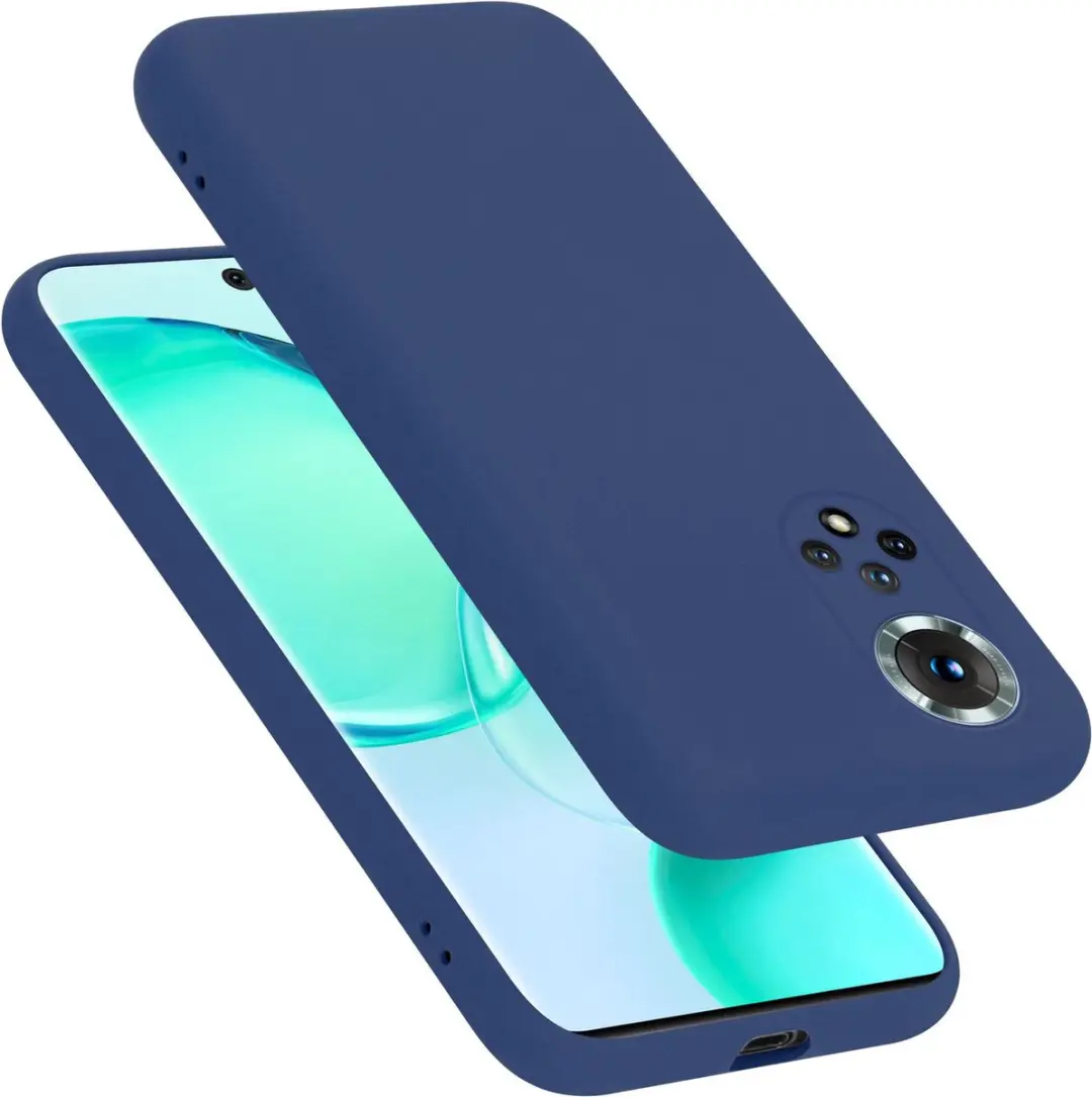 Cadorabo Hoesje geschikt voor Honor 50 / Huawei NOVA 9 in LIQUID BLAUW - Beschermhoes gemaakt van flexibel TPU silicone Case Cover