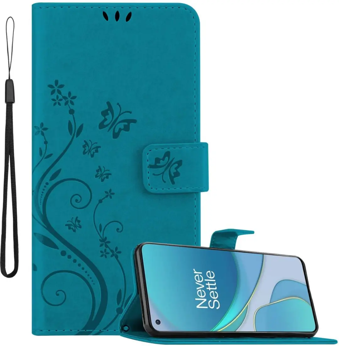 Cadorabo Hoesje geschikt voor OnePlus 8T in Blauw