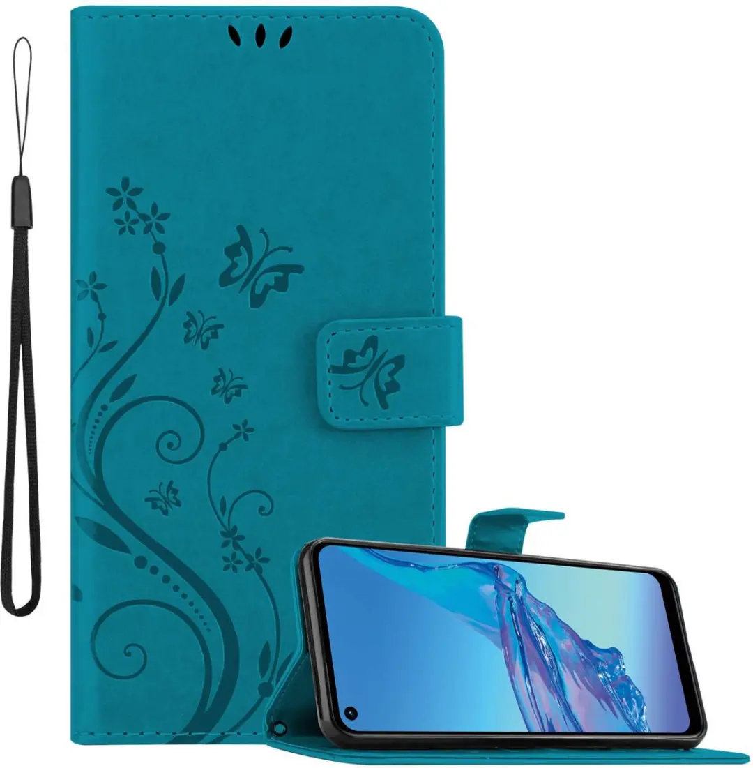 Cadorabo Hoesje geschikt voor Oppo A53s in Blauw