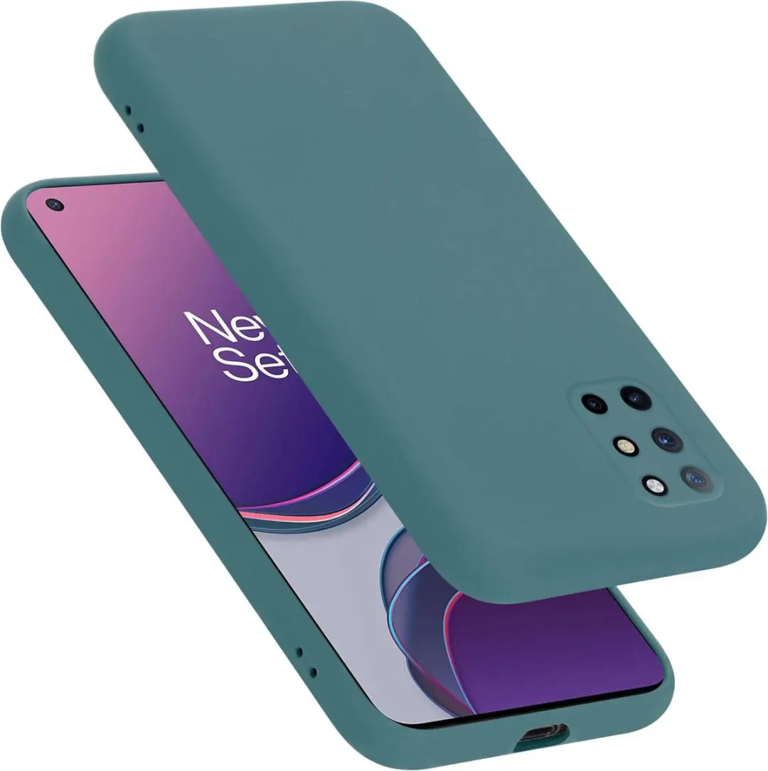 Cadorabo Hoesje geschikt voor OnePlus 8T in LIQUID GROEN