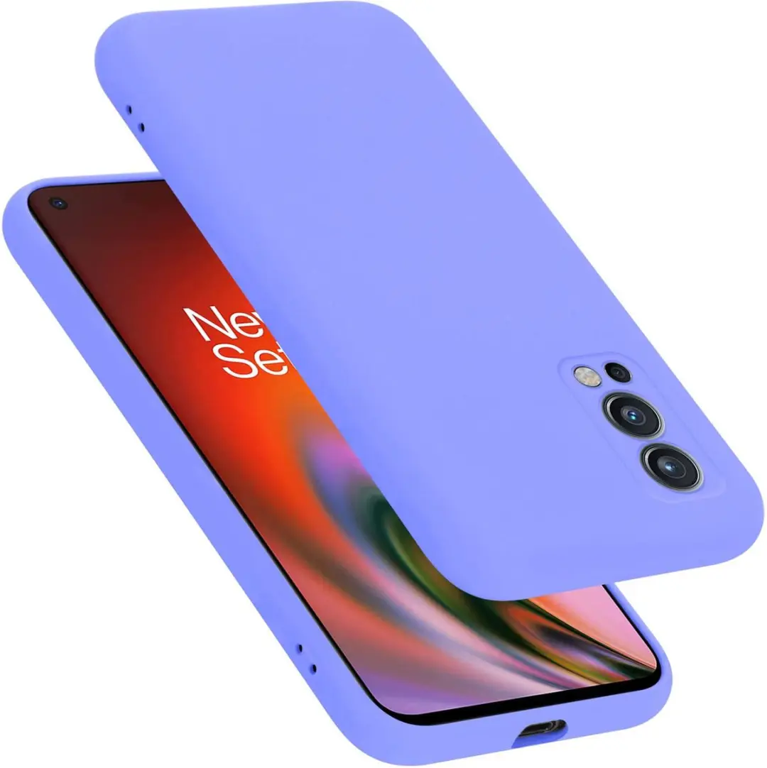 Cadorabo Hoesje geschikt voor OnePlus Nord 2 5G in LIQUID LICHT PAARS