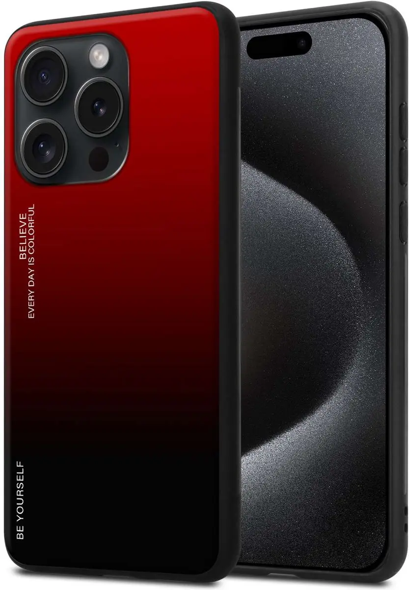 Cadorabo Hoesje geschikt voor Apple iPhone 15 PRO in ROOD