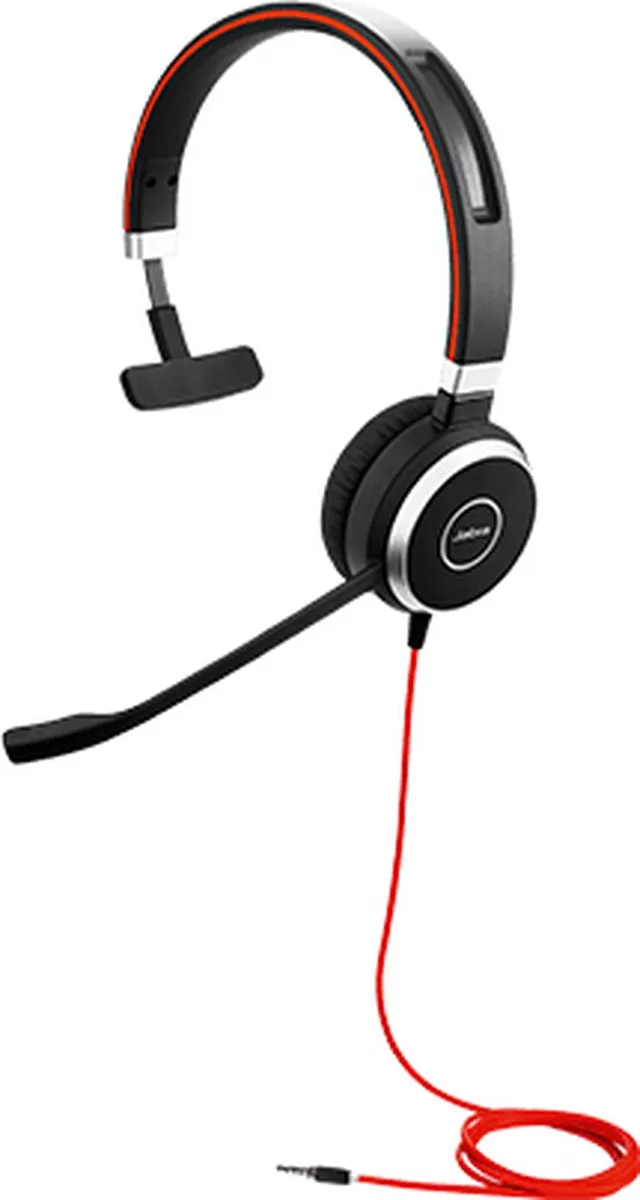 Jabra 14401-09 Headphones met Microfoon - Zwart/Rood/Zilver