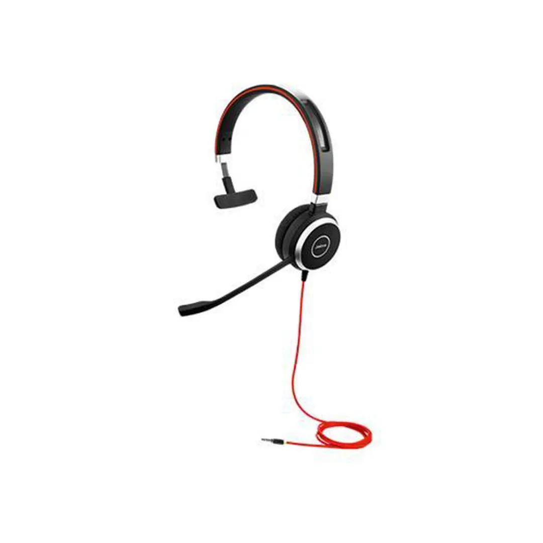 Jabra 14401-09 Headphones met Microfoon - Zwart/Rood/Zilver