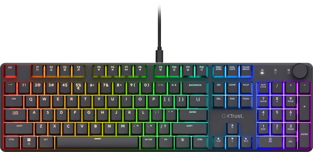 Trust GXT 866 Torix Mechanisch Gamingtoetsenbord