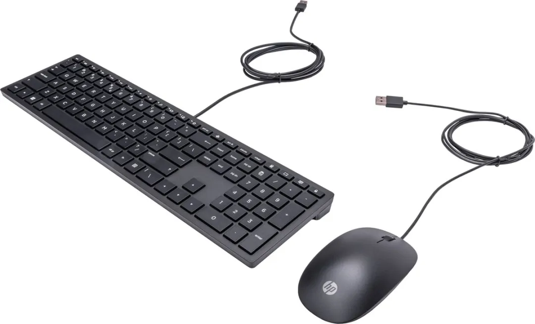 HP Pavilion 400 USB Toetsenbord & Muis - Zwart