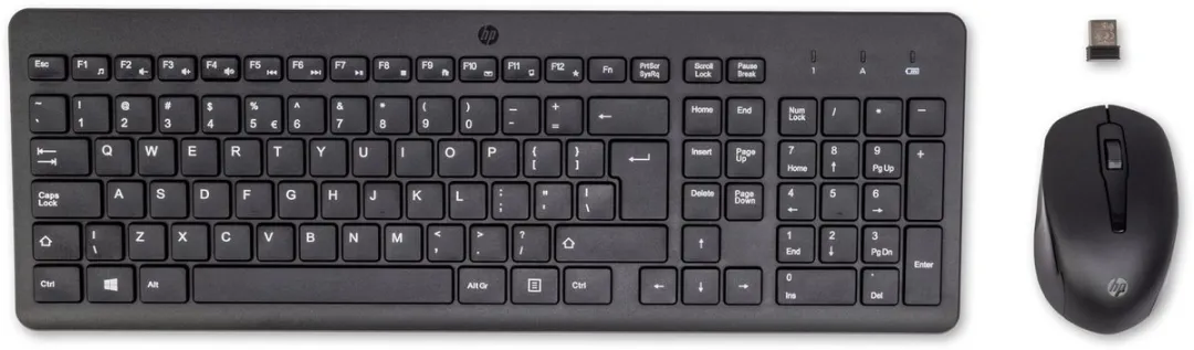HP 330 - Draadloos Toetsenbord en Muis - Qwerty - Zwart