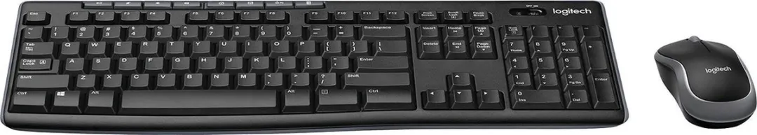 Logitech MK270 Draadloos Toetsenbord - Tsjechisch - 3 Knoppen - Zwart - afbeelding 6 van 6