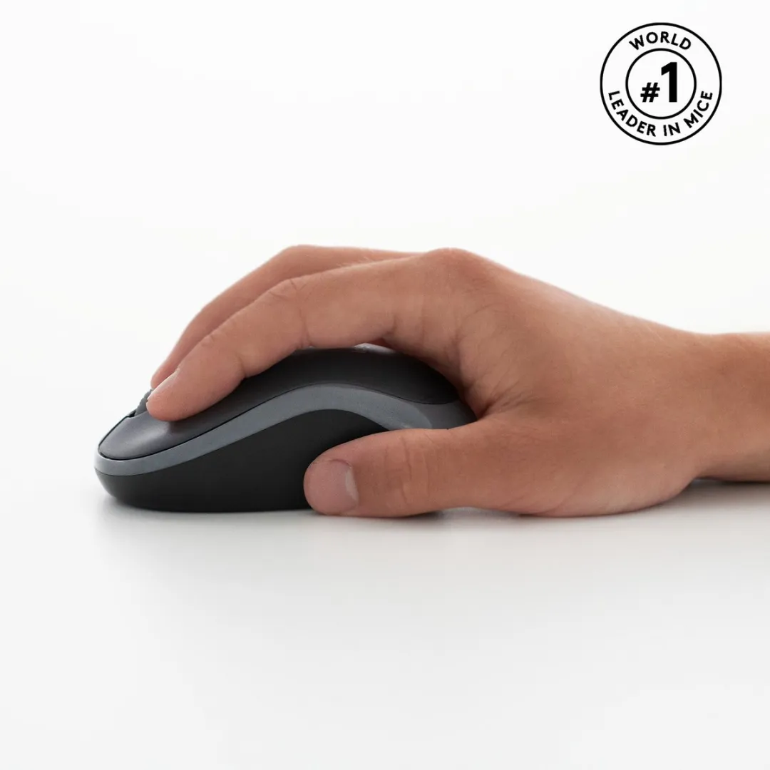 Logitech MK270 Draadloos Toetsenbord - Tsjechisch - 3 Knoppen - Zwart
