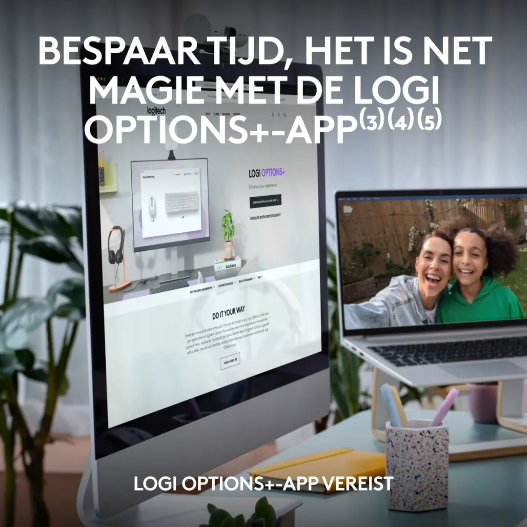 Logitech MK950 Signature Slim Combo - Draadloos Toetsenbord & Muis 920-012491 - Off White