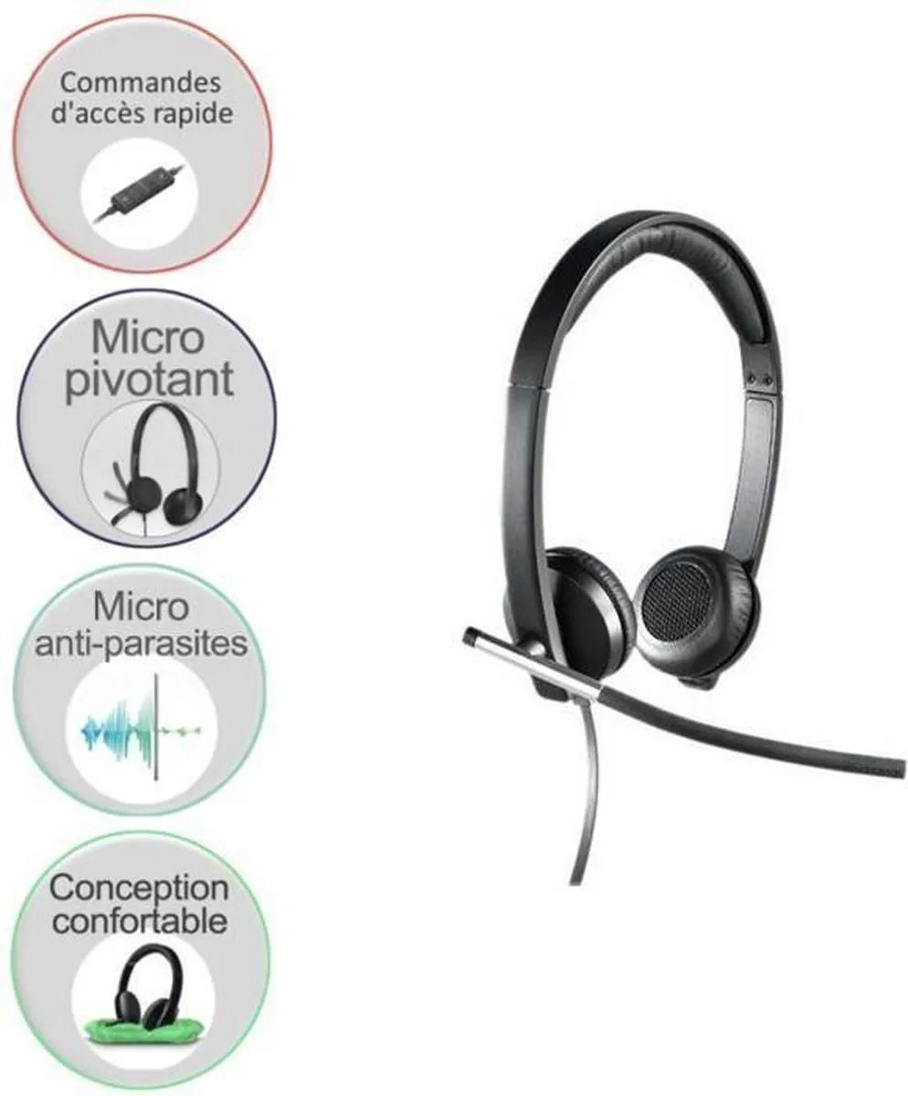 Logitech H650e Headset - Verschillende kleuren