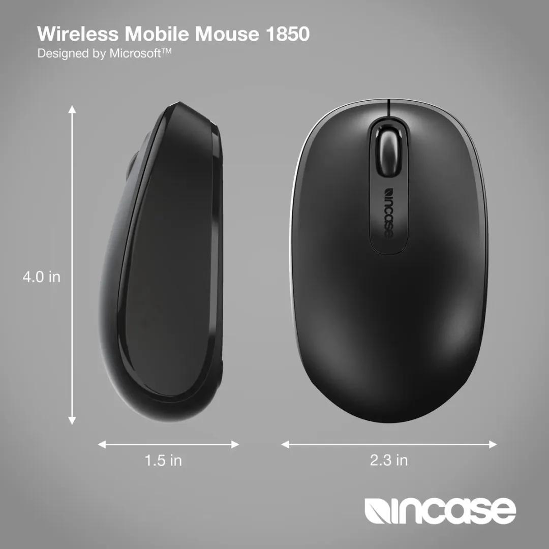 Microsoft 1850 U7Z-00004 Draadloze Muis - Zwart