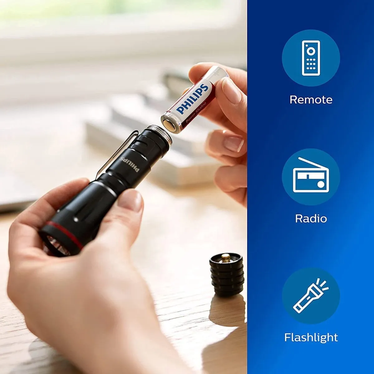 Philips Longlife AA Batterijen 1400mAh - 72 Stuks