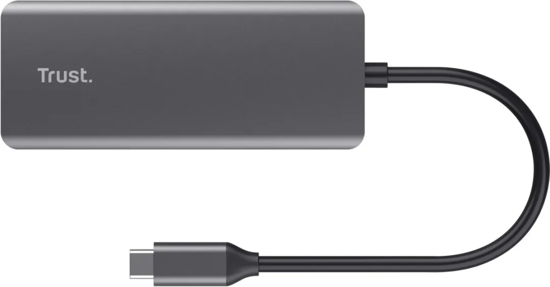Trust Dalyx USB-C Hub 24968 - 6 Poorten - 4K HDMI & Ethernet - Zilver - afbeelding 6 van 6