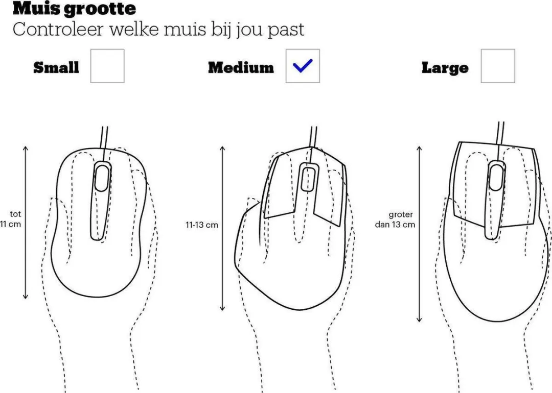 Logitech B100 Muis - Zwart