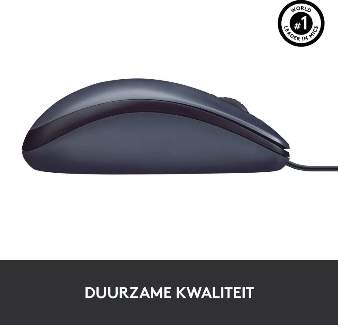 Logitech B100 Muis - Zwart - afbeelding 6 van 6