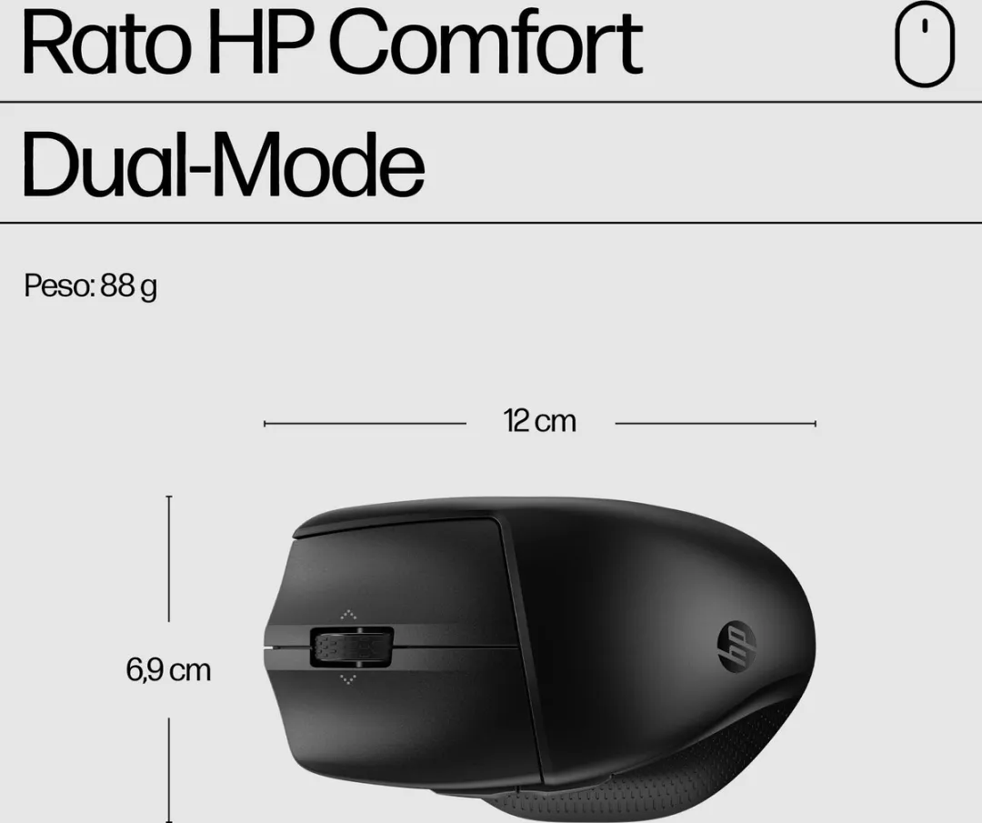 HP 680 Comfort Draadloos Toetsenbord & Muis - 8T6L6AA#ABB - Zwart