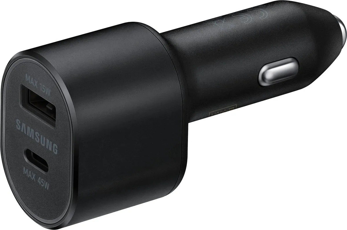 Samsung Dual Port Autolader 45W EP-L5300XBEGWW - Zwart - afbeelding 5 van 6