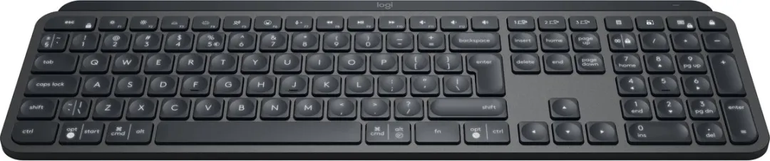 Logitech MX Keys Grafiet - Bluetooth & 2.4GHz - QWERTY VS Internationaal - afbeelding 6 van 6