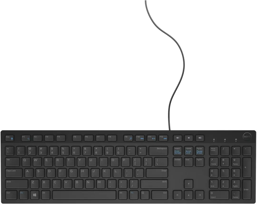 Dell KB216 Bedraad Toetsenbord - Multimedia - QWERTY - Zwart