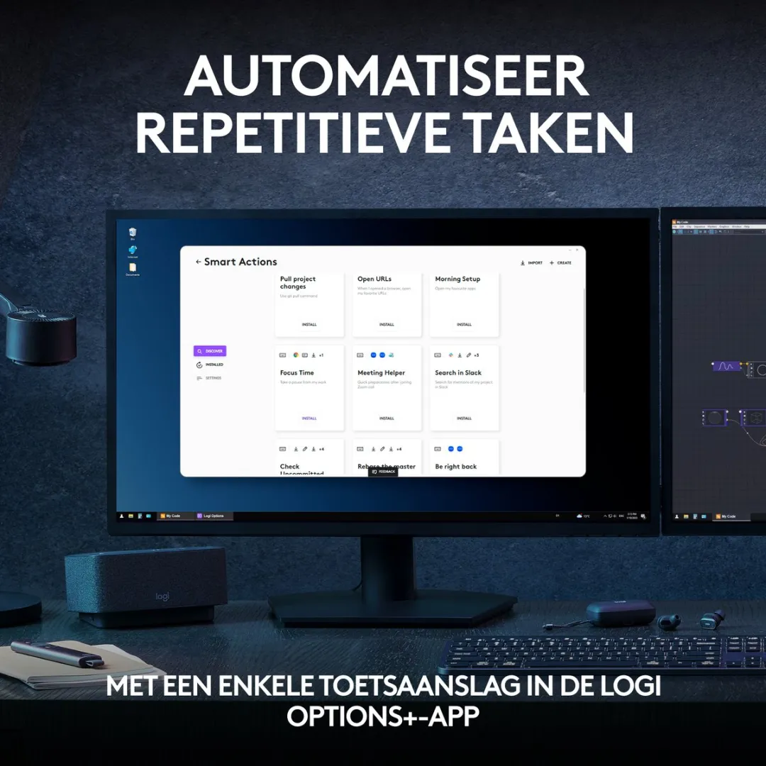 Logitech MX Keys S Draadloos Toetsenbord - Lichtgrijs