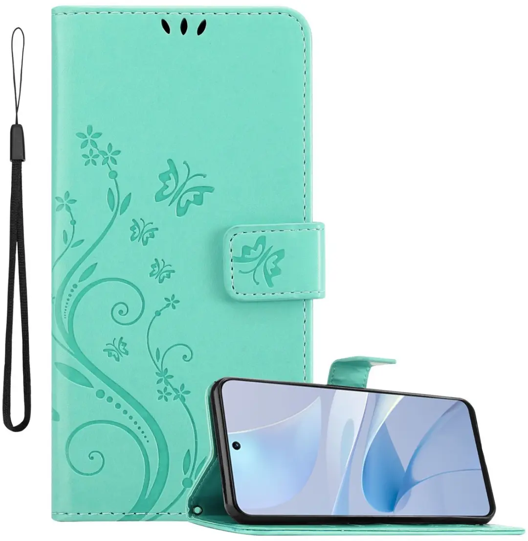 Cadorabo Hoesje geschikt voor Huawei Nova 13i in BLOEMEN TURKOOIS