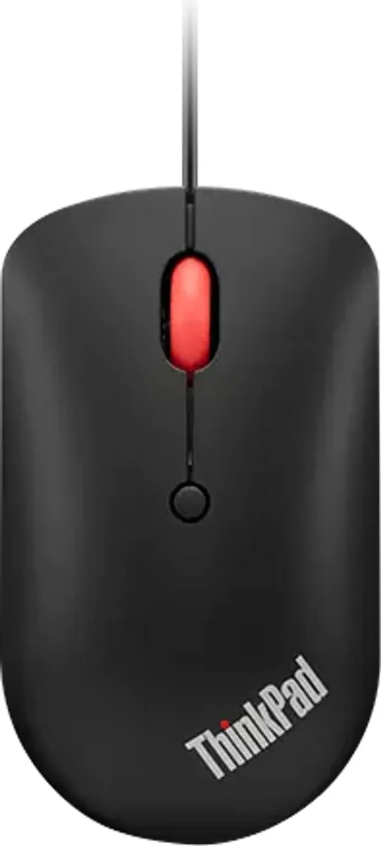 Lenovo 4Y51D20850 Ambidextrous Muis - USB Type-C - 2400 DPI - Zwart - afbeelding 6 van 6