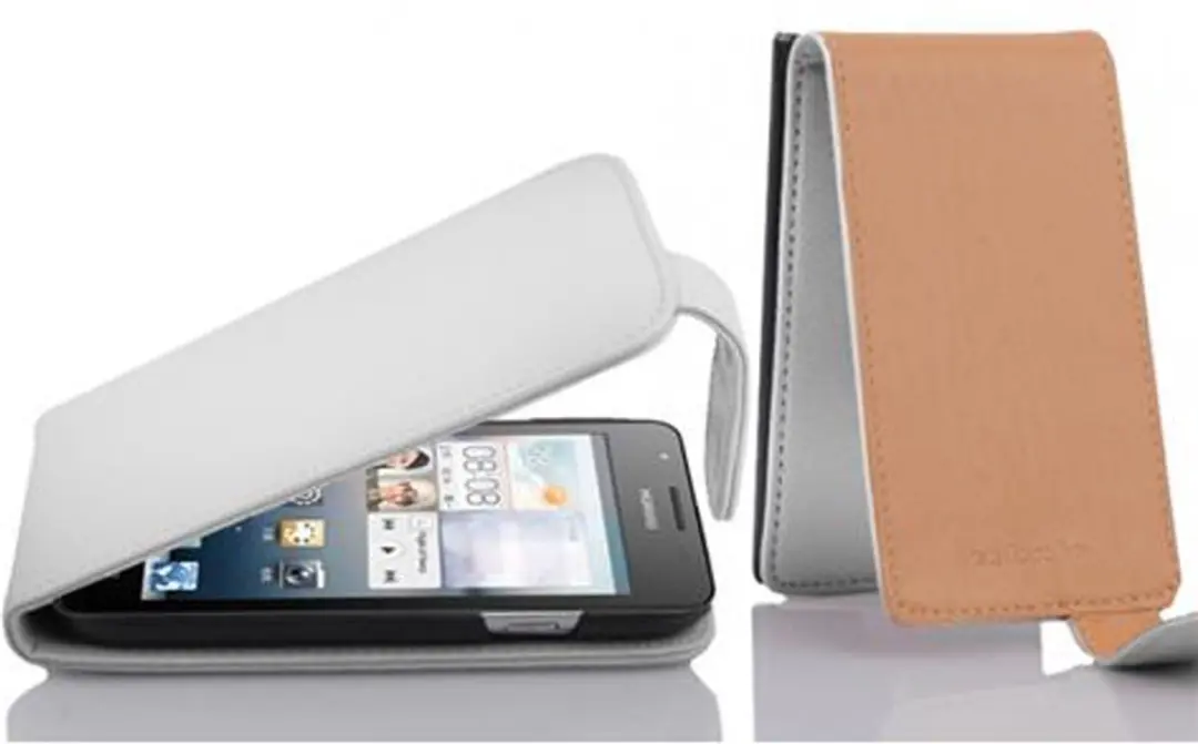 Cadorabo Hoesje geschikt voor Huawei ASCEND G510 / G520 / G525 in MAGNESIUM WIT