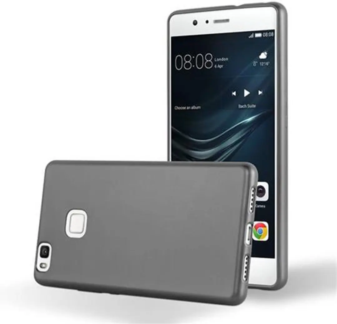 Cadorabo Hoesje geschikt voor Huawei P9 LITE 2016 / G9 LITE in METALLIC GRIJS