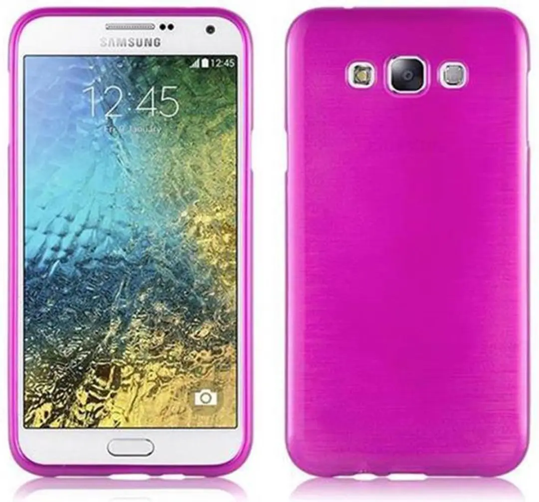 Cadorabo Hoesje geschikt voor Samsung Galaxy E7 in ROZE