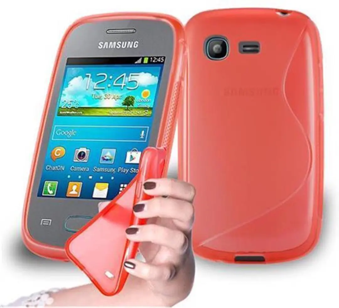 Cadorabo Hoesje geschikt voor Samsung Galaxy POCKET in INFERNO ROOD