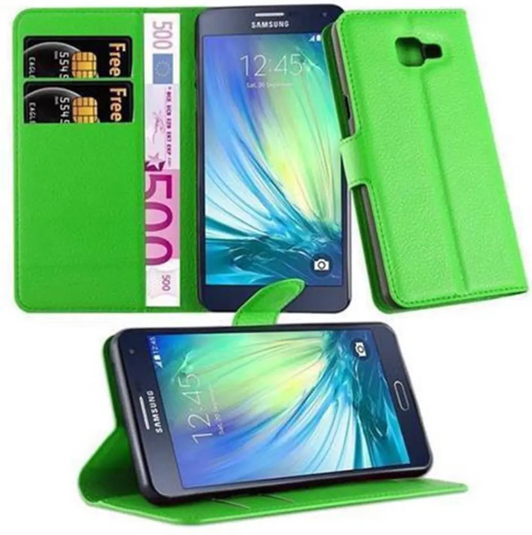 Cadorabo Hoesje geschikt voor Samsung Galaxy A5 2016 in MUNT GROEN