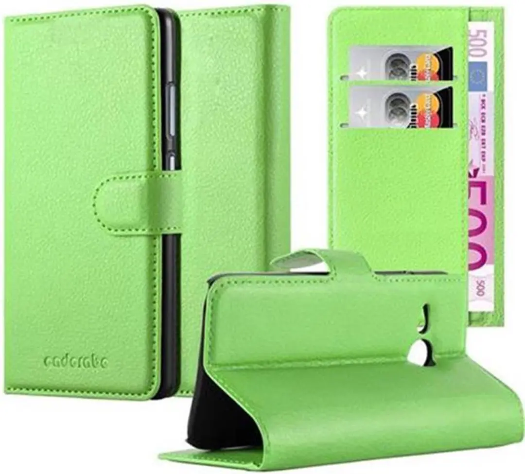 Cadorabo Hoesje geschikt voor HTC ONE M8 MINI in MUNT GROEN