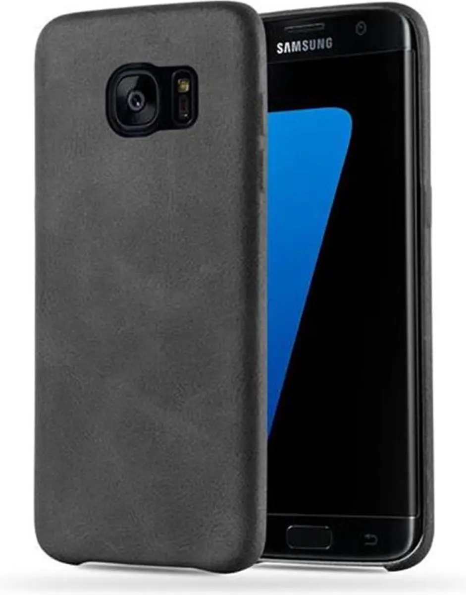 Cadorabo Hoesje geschikt voor Samsung Galaxy S7 EDGE in VINTAGE ZWART