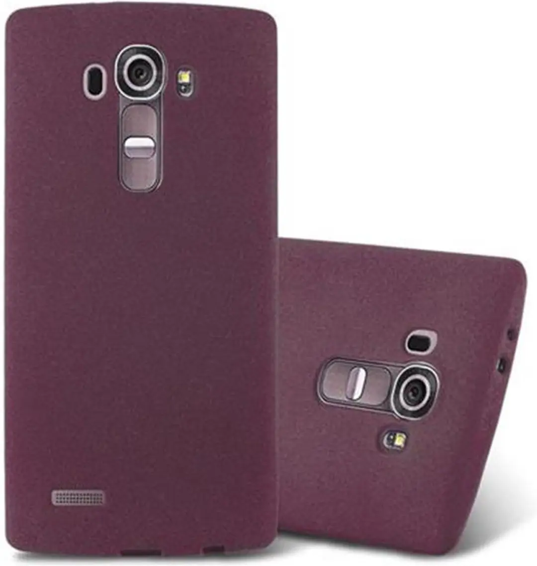 Cadorabo Hoesje geschikt voor LG G4 / G4 PLUS in FROST BORDEAUX PAARS