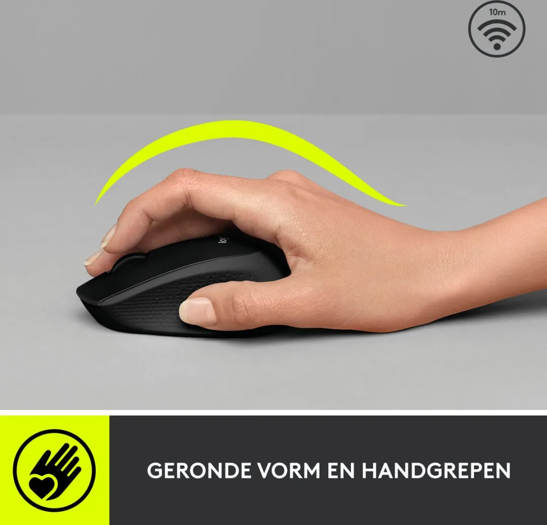 Logitech M280 Draadloze Muis - Zwart